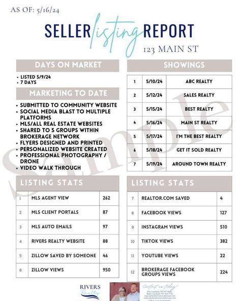 🚨 Attention Real Estate Agents! 🚨 Are you feeling overwhelmed by constant calls, texts, and emails from your sellers asking, "What's happening with my home?" As the market shifts from a seller's market to a more balanced (even buyer’s) market, the pressure is on. Clients want constant updates and they want to know you're doing everything possible to get their home sold. I felt the same way, so I created the Seller Listing Update Template—a game-changing Canva template designed specifically... Real Estate Schedule, Estate Sale Organization, Marketing Report, Real Estate Advice, Real Estate Sales, Report Template, Real Estate Agents, Yard Sale, Estate Sales