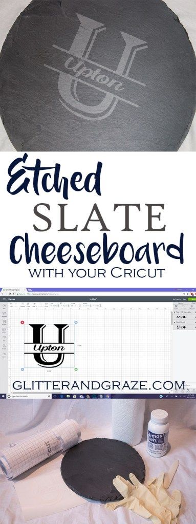 etched slate cheeseboard Slate Cheese Board Diy, Slate Tile Crafts, Craft Night Projects, Cheese Board Diy, Etching Diy, Tile Board, Slate Cheese Board, Slate Board, Cricut Christmas Ideas