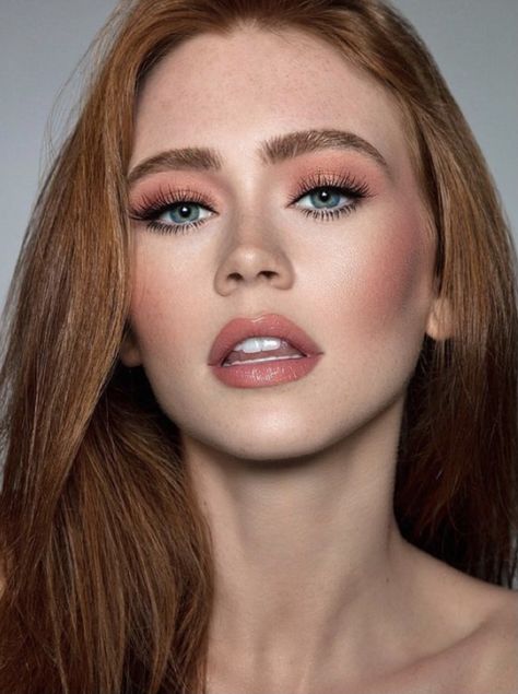 Blondes Makeup, Concert Makeup Looks, Wedding Makeup Redhead, Red Hair Makeup, Summer Makeup Trends, Concert Makeup, Redhead Makeup, Drag Make-up, Formal Makeup