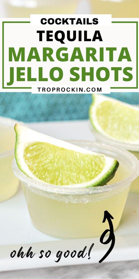 Margaritas, Summer Jello Shots, Tequila Jello Shots, Summer Desserts For A Bbq, Margarita Jello Shots, Margarita Jello, Best Jello Shots, Jello Pudding Shots, Margarita Tequila