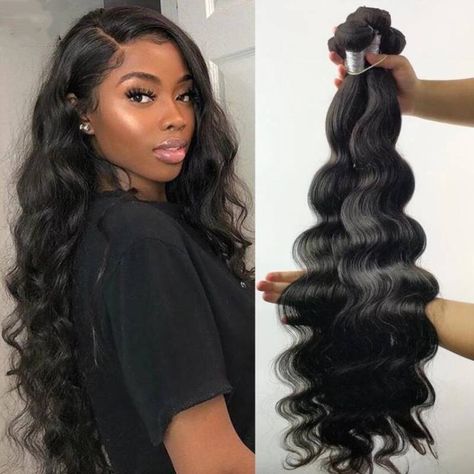 Hair Weaves, Natural Human Hair Extensions, Cabello Afro Natural, Body Wave Bundles, Bouncy Hair, Brazilian Hair Weave, Natural Human Hair, Brazilian Remy Hair, Remy Hair Extensions