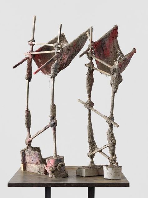 untitled: catchers; 2020 lockdown 14, 2020 by Phyllida Barlow | Ocula Phyllida Barlow, Team Associated, Professional Art, Artist Profile, Artist Gallery, Describe Yourself, Art Galleries, Art Collector, Spray Paint