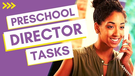 What Tasks Does A Preschool Director Do? Learn how in today's YouTube video! Preschool Director Outfits, Director Of Preschool, Preschool Assistant Director, Preschool Teacher Training Topics, Daycare Director Tips, Preschool Jobs, Daycare Director, Preschool Director, Good Leadership Skills