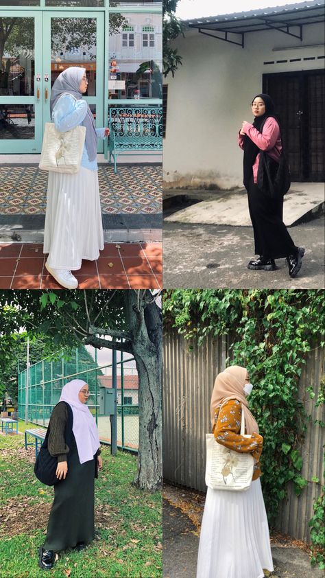 Ootd Hijab Big Size, Bigsize Hijab Outfit, Ootd Gemuk, Hijab Syar'i Style, Ootd Big Size, Kaos Rib, Ootd Ngampus, Fashion Outfits Hijab, Big Size Outfit