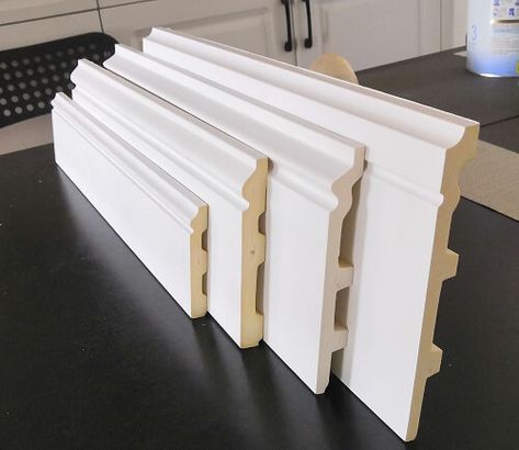 Baseboard Molding Ideas, Wide Baseboard Trim Ideas, Replace Baseboards, Colonial Baseboard, Best Baseboards, Baseboard Moulding Ideas, 8 Inch Baseboard Trim, Baseboard Replacement, Base Moulding Styles