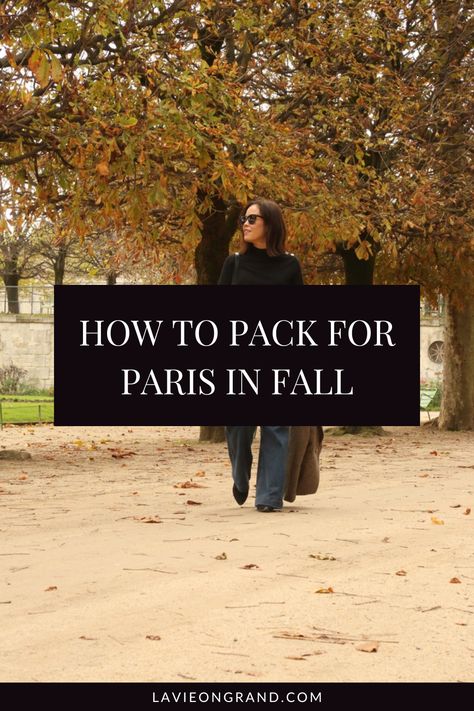 Woman walking through garden wearing jeans, blazer, boots in Paris. Packing For Paris In November, Paris Outfits For October, Fall Outfits In Paris, Paris Fall Packing List, Outfits For Paris In October, Paris Packing List Fall, Paris Fall Outfits Travel, Paris In Fall Outfits, What To Wear In Paris In October