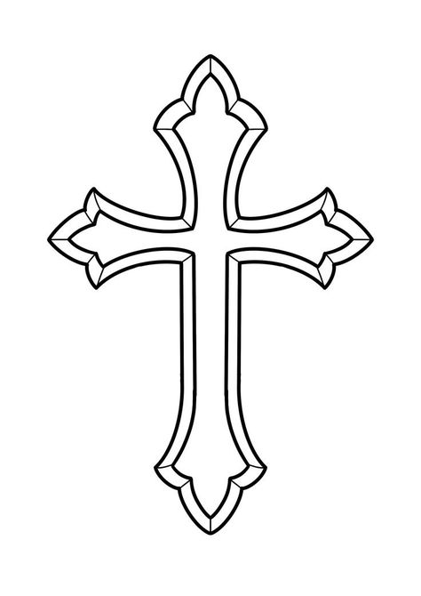 Crucifix Tattoo, Cruz Tattoo, Unique Cross Tattoos, Cross Drawing, Celtic Cross Tattoos, Cross Tattoos For Women, Clock Tattoo Design, Cross Vector, Cross Tattoo Designs