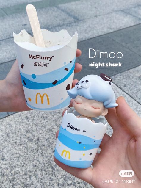 Fimo, Mcdonalds Oreo Mcflurry, Oreo Mcflurry, Mahal Kita, Art Toys Design, Kawaii Cooking, Moose Toys, Pop Mart, Clay Diy Projects