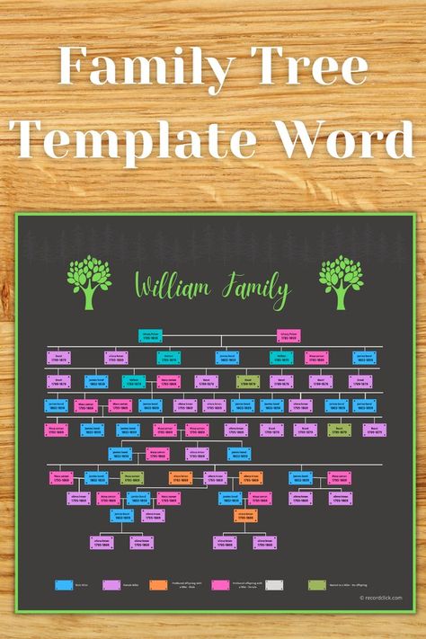 Family Tree Examples, Family Tree Forms, Family Tree Templates, Family Tree Template Word, Free Family Tree Template, Family History Organization, Family Tree Book, Make A Family Tree, Family Tree Printable