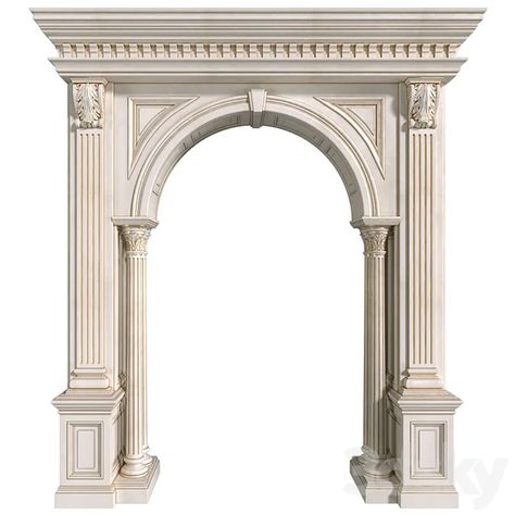 Download Link: https://3ds-max.org/decoration/arch-in-classic-style-arched-interior-doorway-in-a-classic-style-traditional-interior-arched-doorway-opening-3d-model-free-download/ Interior Doorway, Neoclassic Interior, Arched Interior, Small Wedding Decor, Arch Molding, Classical Building, Antonio Gaudí, Facade Architecture Design, Illustrator Design Tutorial