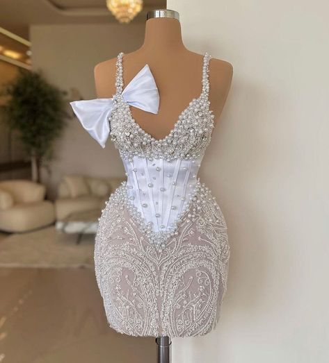 Dresses For Short Women, Dresses With Pearls, Mini Dress Design, Birthday Party Dresses, Classy Short Dresses, Dress With Rhinestones, Crystal Dress, Dinner Dress Classy, Vogue Dress