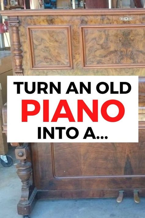 Repurposed Piano, Old Piano, Diy Bar Cart, Old Pianos, Piano Bar, Free Woodworking Plans, Diy Bar, Woodworking Skills, Woodworking Furniture