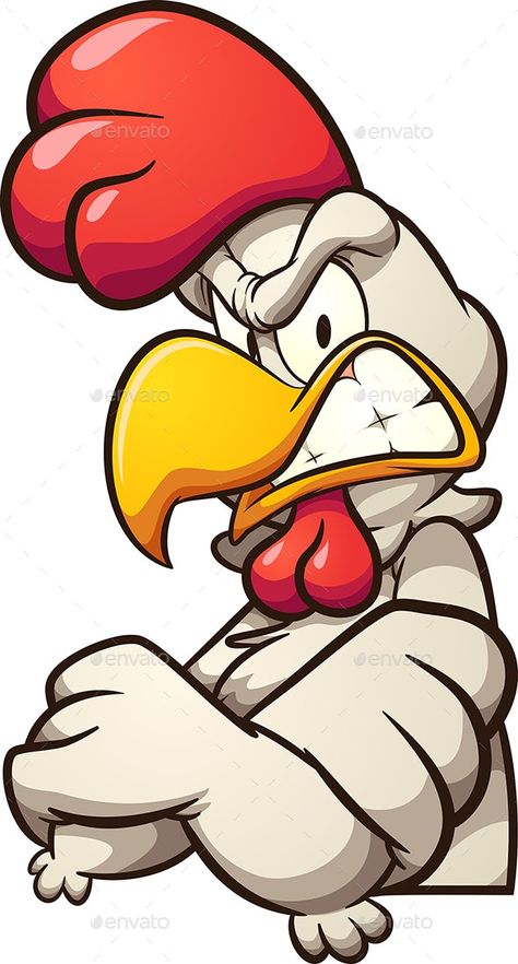 Pitbull Drawing, Angry Chicken, Angry Cartoon, Chicken Drawing, Chicken Poop, Cartoon Chicken, Cartoon Clip, Theme Background, Funny Doodles