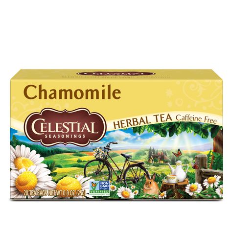 Free 2-day shipping. Buy Celestial Seasonings, Chamomile Herbal Tea, Tea Bags, 20 Ct at Walmart.com Teas For Headaches, Celestial Seasonings Tea, Celestial Seasonings, Caffeine Free Tea, Tea Sampler, Natural Teas, Tea Brands, Free Tea, Chamomile Tea