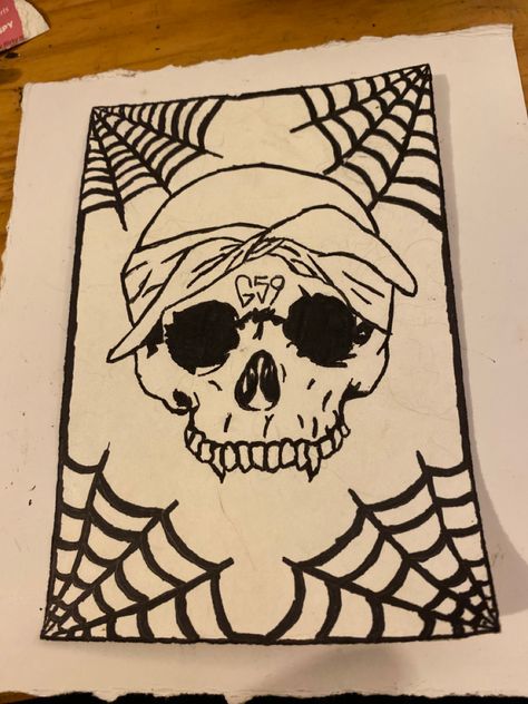 Grunge Things To Paint, Sui̇ci̇deboys Drawings, Graffiti Cartoons Doodles, G59 Tattoos, Easy Skull Drawings, Dibujos Ideas, Drawings Inspo, Easy Graffiti, Easy Graffiti Drawings