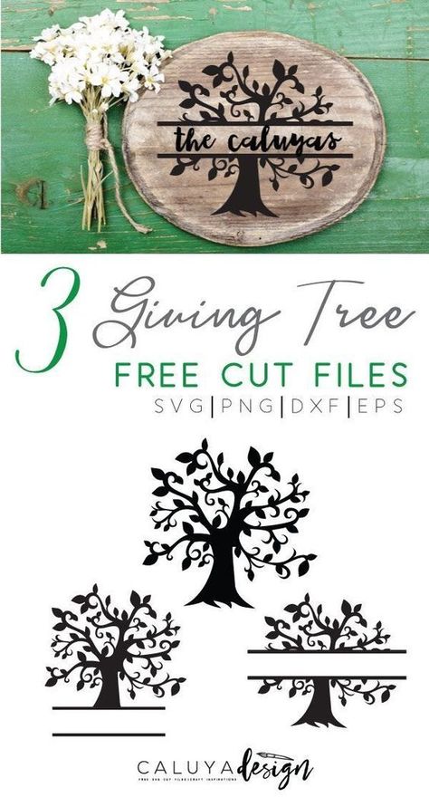 Wedding Decor Diy, Giving Tree, Idee Cricut, Projets Cricut, Wedding Projects, Free Cut Files, Tree Svg, Cricut Free, Cricut Craft Room