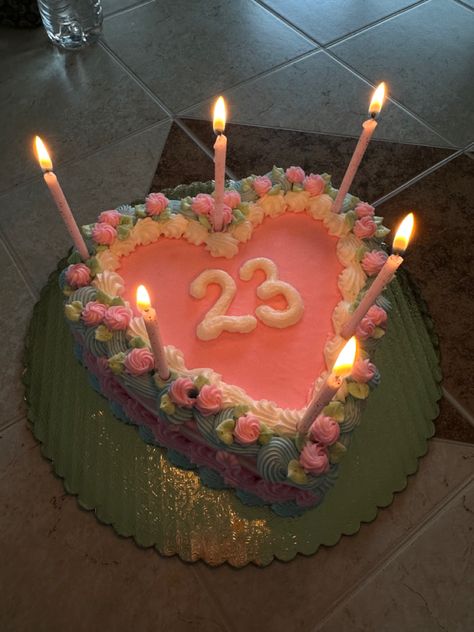 birthday cake 23 years old Pastel, 23 Themed Birthday, 23rd Birthday Cake, 23 Birthday Cake, Valentine Day Table Decorations, 23 Birthday, Happy 23rd Birthday, Birthday Logo, Cake Story