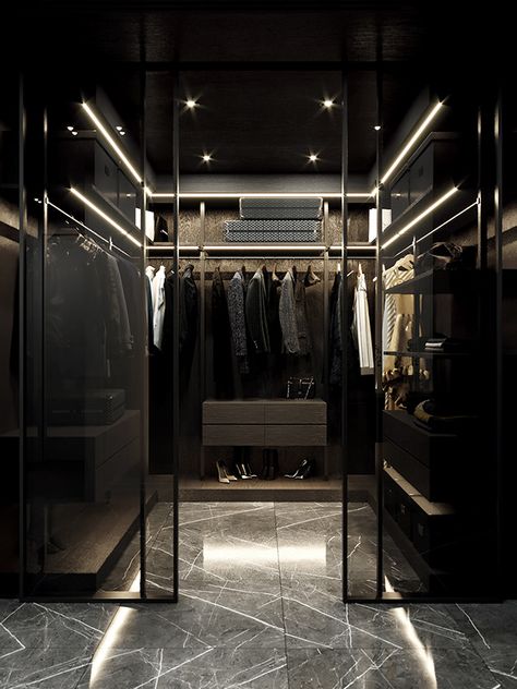 Drømme Bad, Bilik Idaman, Desain Furnitur Modern, Black Interior Design, Luxury Closets Design, تصميم للمنزل العصري, Dark Home, 아파트 인테리어, غرفة ملابس