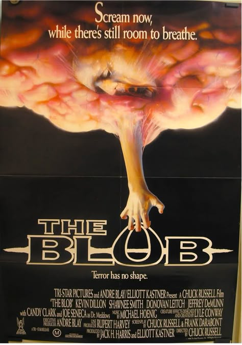 The Blob (1988) via Australia The Blob Movie 1988, The Blob, Teenage Werewolf, Horror Show, Revenge, Horror Movies, 3 D, Film, Movie Posters