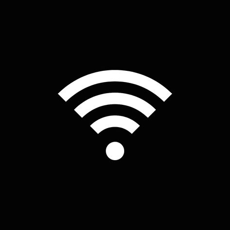 Wifi Logo Design, Wifi Logo, Wifi Icon, Black Icon, Pretty Phone Wallpaper, React Native, Photo Art Gallery, Instagram Creative, Wall Candles