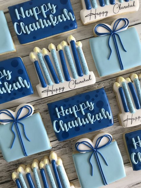 Hanukkah Cookies Decorated, Hanukkah Sugar Cookies, Chanukah Cookies, Hanukkah 2023, Hannukah Cookies, Hanukkah Table Setting, Hannukah Candles, Hanukkah Cookies, Hanukkah Desserts