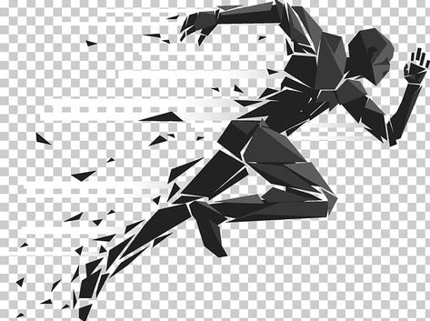 Black And White Computer Wallpaper, White Computer Wallpaper, Athlete Illustration, Gym Png, Sport Silhouette, Running Logo, Sport Vector, Athletics Logo, Running Silhouette