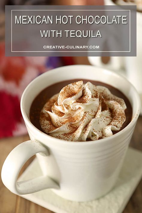 Best Sipping Tequila, Spiked Mexican Hot Chocolate, Chocolate Cocktail Recipes, Abuelita Hot Chocolate, Chocolate Tequila, Alcohol Chocolate, Hot Chocolate Cocktail, Crockpot Hot Chocolate, The Weather Outside Is Frightful