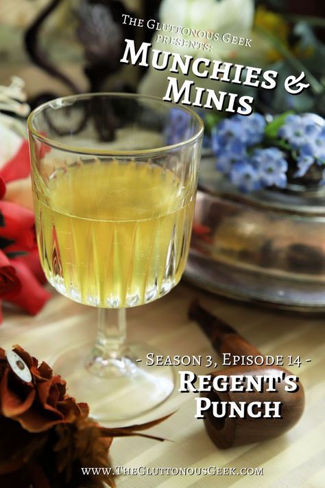 Regent's Punch inspired by Regency era RPG, Good Society. Recipe by The Gluttonous Geek. Dnd Food Recipe, Viking Food, Geek Food, Punch Recipe, Regency Era, Punch Recipes, Korean Food, Storytelling, Food And Drink