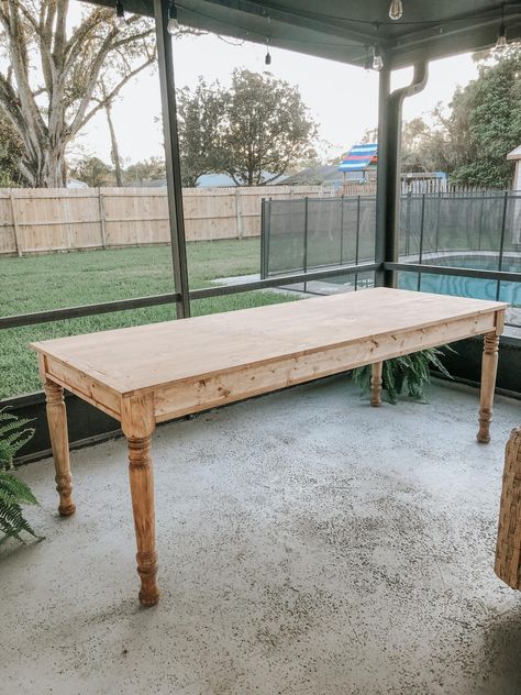 Antique English Dining Table, Diy Country Table Farmhouse Style, New England Dining Table, English Farmhouse Table, Diy French Farmhouse Table, Kitchen Table In Front Of French Doors, Dinning Table For 10, Making A Farmhouse Table, Diy Wood Farmhouse Table