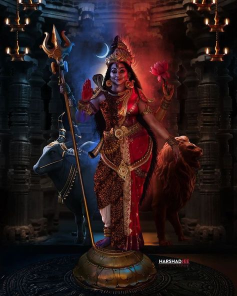 Shakti Maa, Goddess Images, Lord Durga, Durga Ji, Kali Ma, Aadi Shakti, Shiva Family, Mata Rani, Devotional Reading