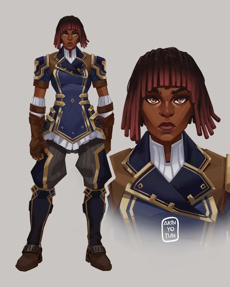 Arcane style study, Enforcer Thought It'll be fun to kinda play triple A concept artist for a sec lol, and go crazy on this one. Started with S1's uniform then chose to go with something more like Caitlin and Vi's fit seen in the S2 trailer. All done in about 17 hrs Let me know what you think in the comments, your feedback is much appreciated. Like and share! cheers 🙌🏾 #drawing #digitalartist #artstyle #artist #artwork #art #gamedev #gameart #illustration #illustrator #arcane #fortiche ... Piltover Character Concept, Arcane Art Study, Arcane Enforcer Uniform, Arcane Style Study, Arcane Art Style Study, Arcane Enforcer, Arcane Concept Art, Arcane Style, Arcane Oc