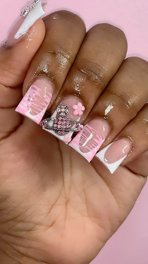 Lol, Duck Nails R My Favvvv Now🩷🩷 August Bookings Are Open!!! - Follow @niinaileditt for more!! - Via Text (470) 344-5894 for any… | Instagram Acrylic Nail Set, Duck Nails, Hard Nails, Colored Acrylic Nails, Girly Acrylic Nails, French Tip Acrylic Nails, Cute Acrylic Nail Designs, Her Nails, Short Square Acrylic Nails