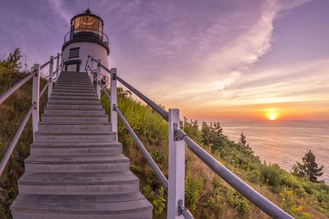 Owls Head Light in Rockland, Maine is one of the best Maine lighthouses Owls Head Maine, Owls Head Lighthouse, Lighthouse Maine, Portland Head Light, Maine Lighthouses, Maine Travel, Wine Country California, Coastal Cities, Head Light