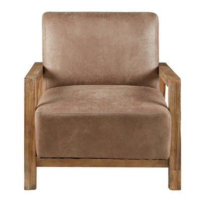 Brown Leather Accent Chair, Boho Accent Chair, Beige Accent Chair, Contemporary Accent Chair, Reclaimed Wood Frames, Leather Accent Chair, Value City Furniture, Taupe Leather, Reclaimed Oak