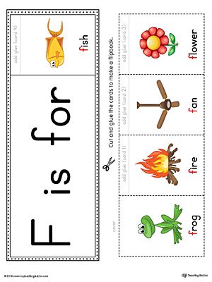 The Letter F Beginning Sound Flipbook in Color is the perfect tool for learning and practicing to recognize the letter F and it's beginning sound. Alphabet Mini Book, Color Worksheet, Preschool Phonics, Phonics Printables, Alphabet Crafts Preschool, Craft Printables, The Letter F, Phonics Flashcards, Alphabet Worksheets Preschool