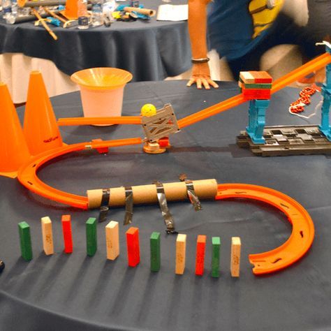 Goldberg Machine Ideas, Rube Goldberg Machine Ideas, Rube Goldberg Projects, Simple Machine Projects, Goldberg Machine, Rube Goldberg, Rube Goldberg Machine, Middle School Science Experiments, Steam Projects