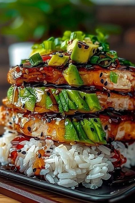 Chicken Avocado Rice, Avocado Rice, Dorito Chicken, Gordon Ramsay Recipe, Cooking Jasmine Rice, Savory Rice, Ina Garten Recipes, Mashed Avocado, Chicken Avocado