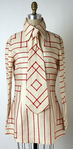 Vintage Fashion 1970, Rudi Gernreich, Fashion 1970s, Fashion 1960s, Mod Vintage, Tie Women, Vintage Blouse, 1970s Fashion, 1960s Fashion