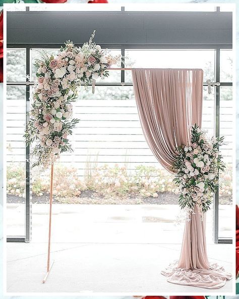 Wedding Arch Ideas - Search for your dream items at here. Get what you wanted NOW! Simple Wedding Arch Decor, Wedding Backdrop Design Outdoor, Engagement Arch, Wedding Decorations Arch, Diy Flower Arch, Outdoor Wedding Arch Ideas, Floral Background Wedding, Wedding Arch With Flowers, Floral Arch Backdrop