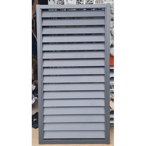 Aluminium Horizontal Louvre Gates in Brisbane - SQM Guide Louvre Fence, Aluminium Louvers, Fence Gates, Metal Gate, Aluminium Gates, Fence Gate, Red Cedar, White Gloss, Box Frames