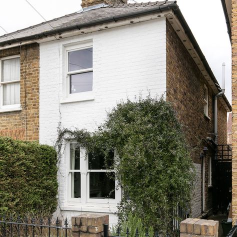 Step inside this small-but-perfectly-formed family home in south London | Ideal Home Small Terrace House Design, Small London Terrace House, Uk Small Houses Interior, Small Terraced House Interior Ideas, Minimal Victorian Living Room, Small Terrace House Living Room, Victorian Semi Extension, Small Victorian Terrace Interior Living Rooms, Small British House Interior