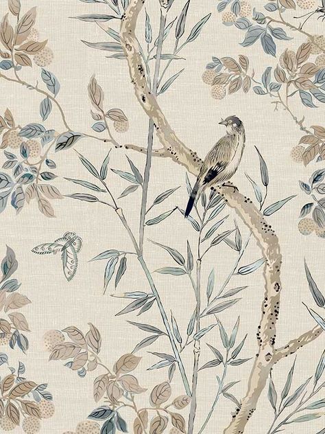 Wallpapers To Go - Top Wallpaper Designs Up To 25% Off Magnolia Home Rugs, Lychee Fruit, Thibaut Wallpaper, A Street Prints, Birds And Butterflies, Go Wallpaper, Neutral Wallpaper, Bamboo Leaves, Stripes Texture