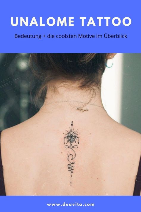 Auf der Suche nach einem Tattoo, das nicht nur wunderschön aussieht, sondern auch noch voller Bedeutung ist? Dann wäre vielleicht das Unalome Tattoo genau das Richtige für Sie! Was symbolisiert das buddhistische Symbol sowie die schönsten Motive, finden Sie nur bei uns! #buddhistischesymbole #UnalomeTattoo #tattooMotive Cream Tattoo, Boho Tattoos, Unalome Tattoo, Om Tattoo, Tattoo Cover, Lotus Tattoo, Design Tattoo, Minimal Tattoo, Compass Tattoo