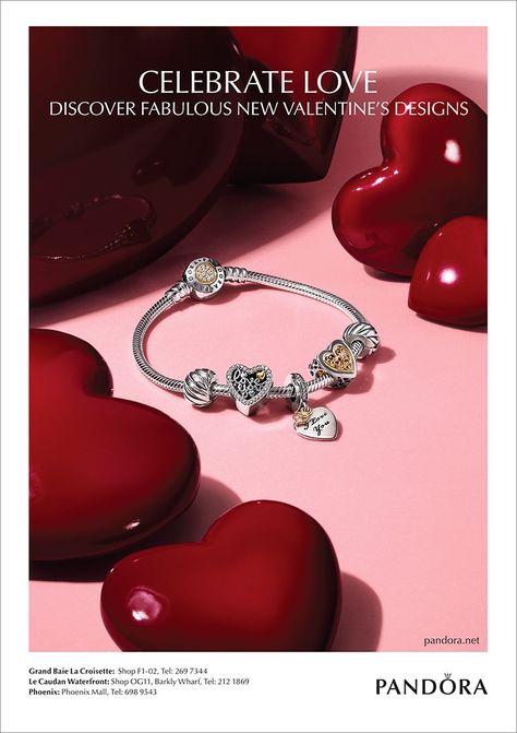 PANDORA Mauritius - Celebrate Love ! Valentine’s Collection 2017 NOW IN STORES. Tel: 269 7344 / 212 1869 / 698 9543 Return On Investment, Valentines Design, Celebrate Love, Mauritius, Email Marketing, Pandora Charm Bracelet, Investment, Charm Bracelet, Valentines