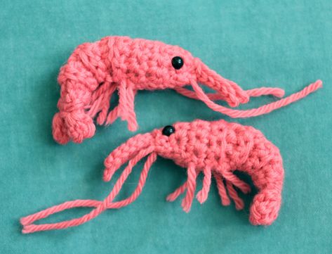 Shrimp Amigurumi, Twinkie Chan, Knitting Amigurumi, Amigurumi Knitting, Crochet Fish, Hoodie Diy, Crochet Food, Fun Crochet Projects, Crochet Diy