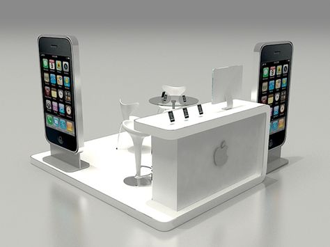 apple exhibit Apple Booth Design, Apple Exhibition, Futuristic Exhibition, Iphone Company, Showcase Store, Pilot Pen, Stand Feria, Retail Space Design, Exhibition Stall Design