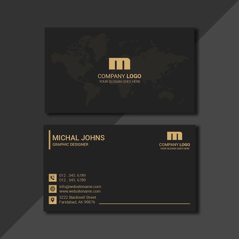 Luxury gold business card | Premium Psd #Freepik #psd #cards-visiting-card #business-name-card #kartu-nama #company-business-card Black Gold Business Card, Luxury Visiting Card, Black And Gold Business Cards, Compliment Slip, Luxury Business Card, Design Black Gold, Gold Business Card, Premium Business Cards, Name Card Design