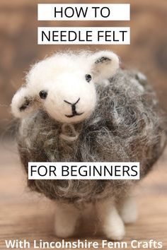 Felting Patterns, Tovad Ull, Needle Felting Tutorial, Needle Felting Diy, Felting Ideas, Needle Felting Tutorials, Needle Felting Kits, Needle Felting Projects, Felted Animals