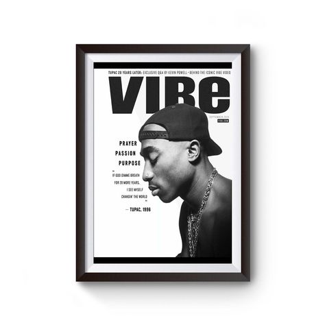 Big And Tupac 2pac Music Poster The Fifth Element Movie, 2pac Poster, Tupac Poster, Art Decor Living Room, Vibe Magazine, Mens Bedroom Decor, Dorm Room Wall Decor, Classroom Wall Decor, Special Gifts For Mom