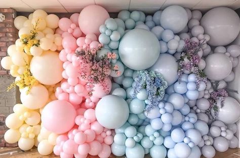 Backdrop Photobooth, Balloon Walls, Balloons Galore, Floral Balloons, Pastel Balloons, Graduation Balloons, Fabric Pillow, Balloon Columns, Balloon Flowers